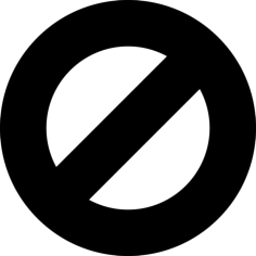 Prohibited Sign Editable Svg Line Art, Free Vectors File